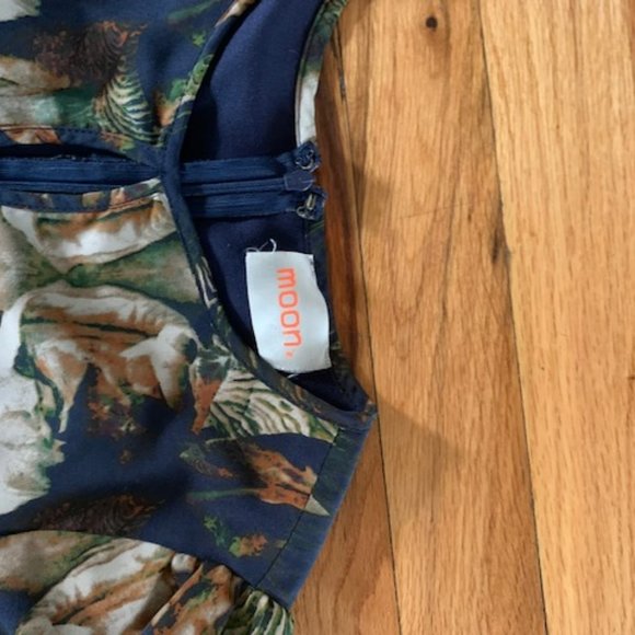 moon floral print romper size s - Picture 6 of 7